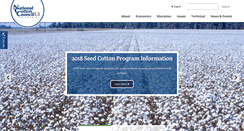 Desktop Screenshot of cotton.org